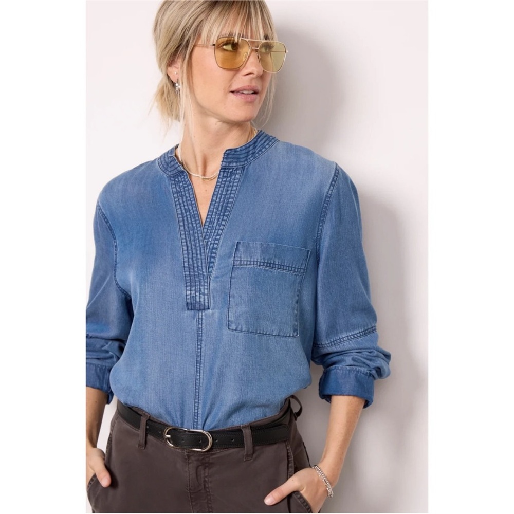 Blue Denim Women's Top